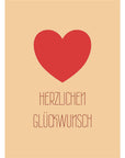 Jordan Original Grußkarte - Herzlichen Glückwunsch