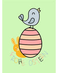 Jordan Original Grußkarte - Frohe Ostern - Osterei