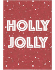 Jordan Original Grußkarte - Holzschliffpappe - Holly Jolly