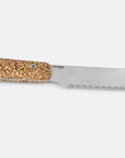 Jordan Kerner - Brotmesser mit Griff aus Olivenkernen - Klinge 21cm - Made in Solingen