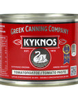 KYKNOS S.A. Greek Canning - Tomatenmark - doppelt konzentrierte Tomatenpaste aus Griechenland - 28-30% - 200g Dose