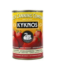 KYKNOS S.A. Greek Canning - Ganze Geschälte Tomaten (Schältomaten ) im Tomatensaft aus Griechenland - 400g Dose
