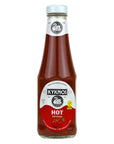 KYKNOS S.A. Greek Canning - Fruchtiger Tomaten Ketchup aus Griechenland - leicht scharf - 330g Flasche
