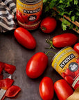 KYKNOS S.A. Greek Canning - Ganze Geschälte Tomaten (Schältomaten ) im Tomatensaft aus Griechenland - 400g Dose