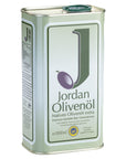 Jordan Olivenöl - Natives Olivenöl Extra - Kanister - 1,00 Liter (2er Pack)