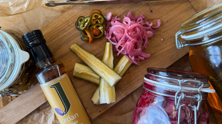 Pickled Veggies selber machen - eingelegtes Gemüse mit hellem Balsamico von Jordan