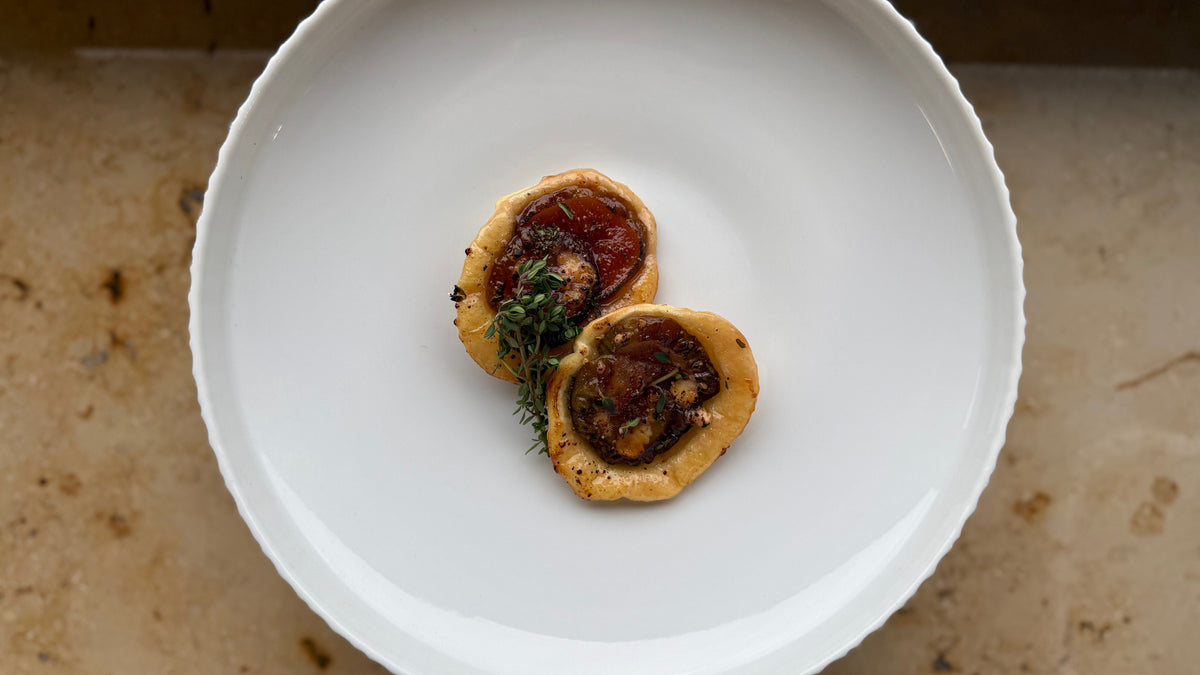 🍯 Mini Tarte Tatin: Feige, Feta & der perfekte Karamell-Glow