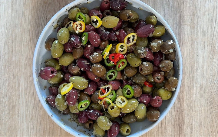 Die Oliven-Trilogie: Kalamata, Chalkidiki & Lesbos vereint
