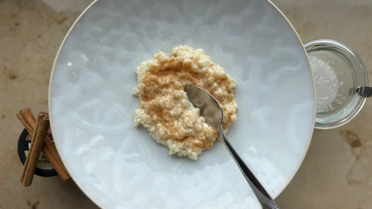 Cremiger Milchreis mit Vanille & Jordan-Honig — einfaches Soul-Food