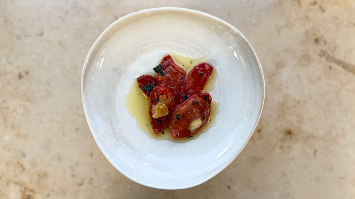Fridge Goals: Halbgetrocknete Tomaten in Jordan Olivenöl
