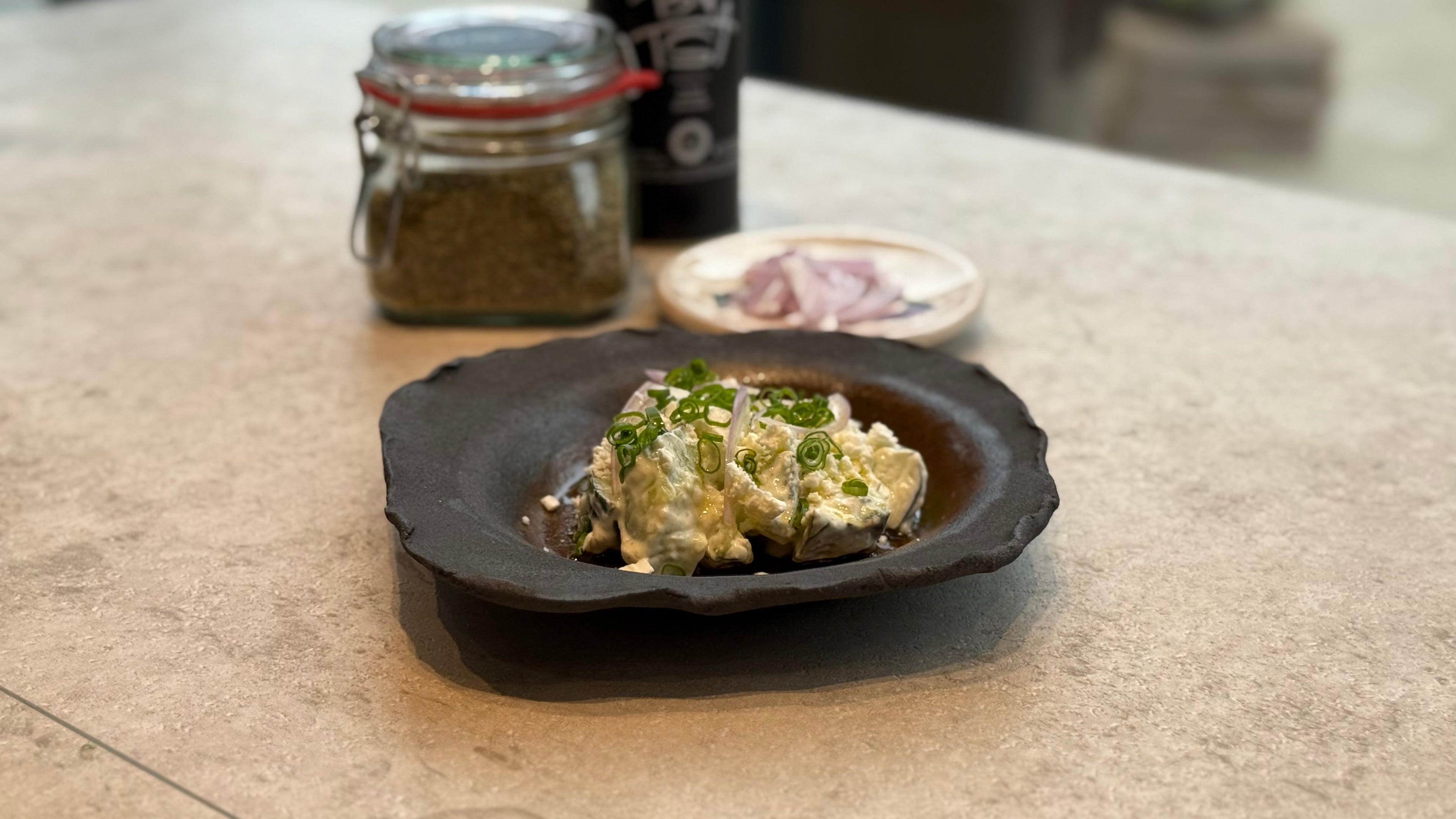 🥒 Griechischer Smashed Cucumber