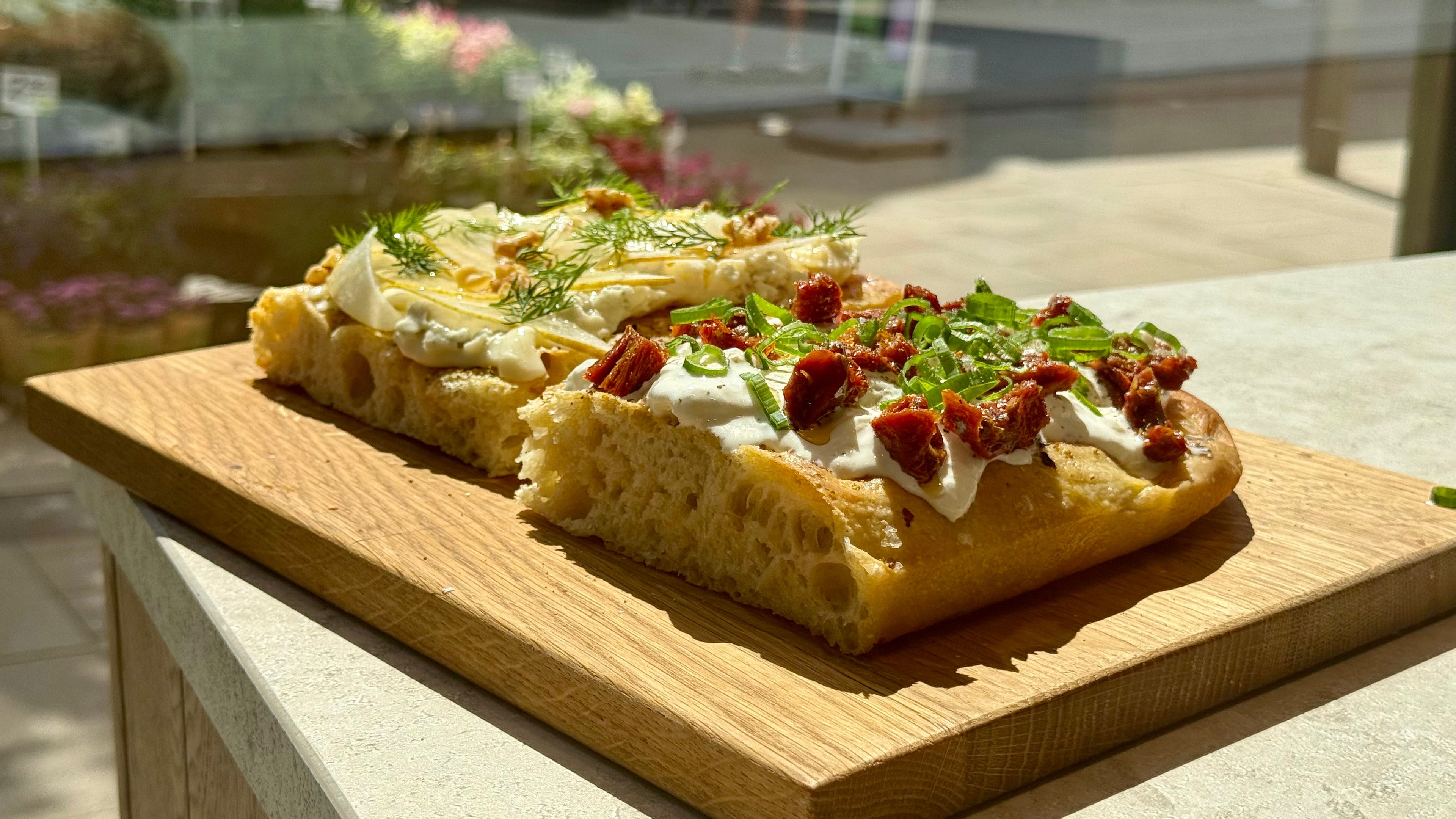 🍞 Focaccia mit Burrata und Gorgonzola