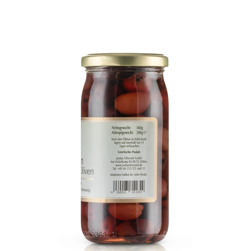 Jordan - Kalamata Oliven ohne Kern - 360g/200g Abtropfgewicht