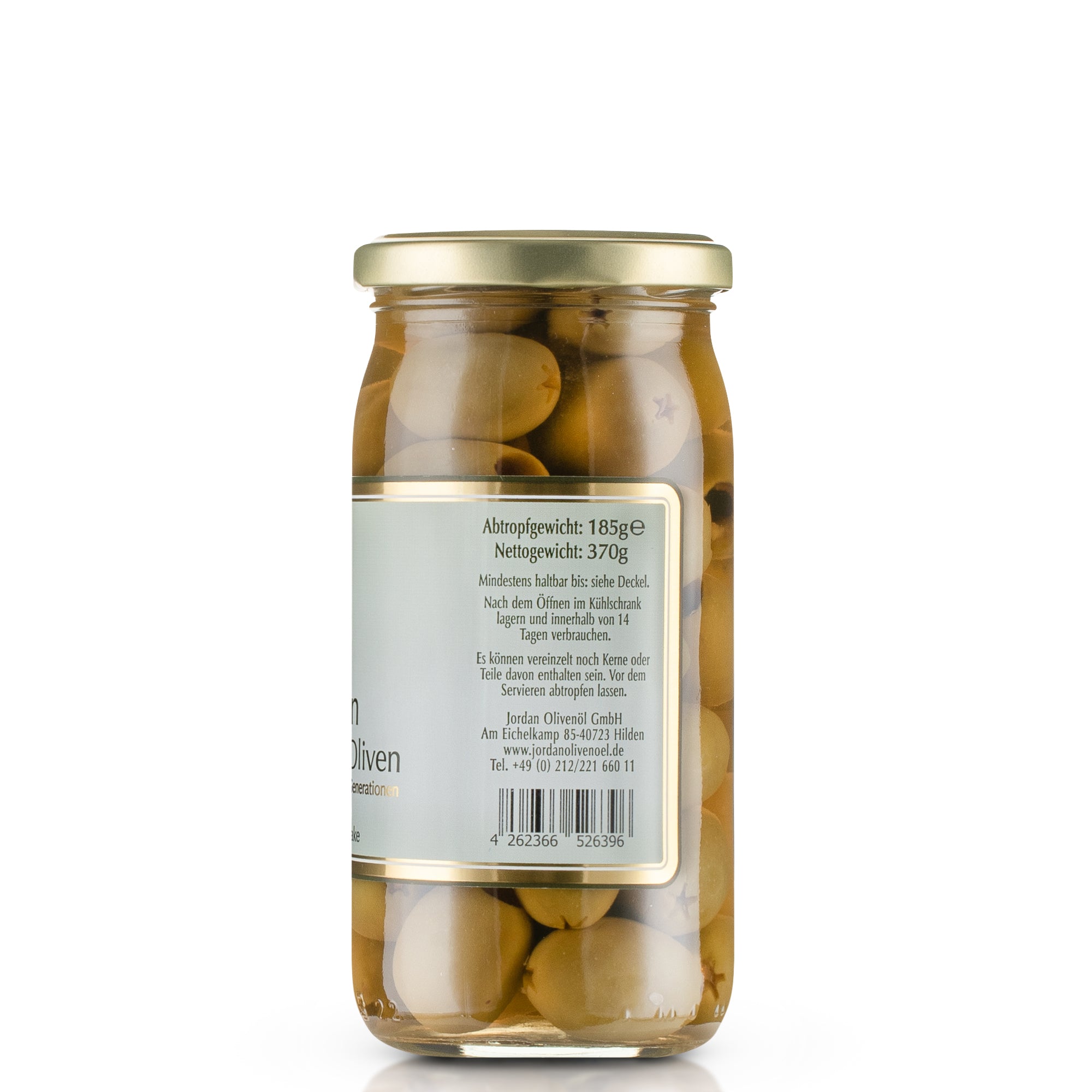 Jordan - Chalkidiki Oliven - ohne Kern - Groß, Saftig und Reich an Nährstoffen - 3x 370g 3er Pack