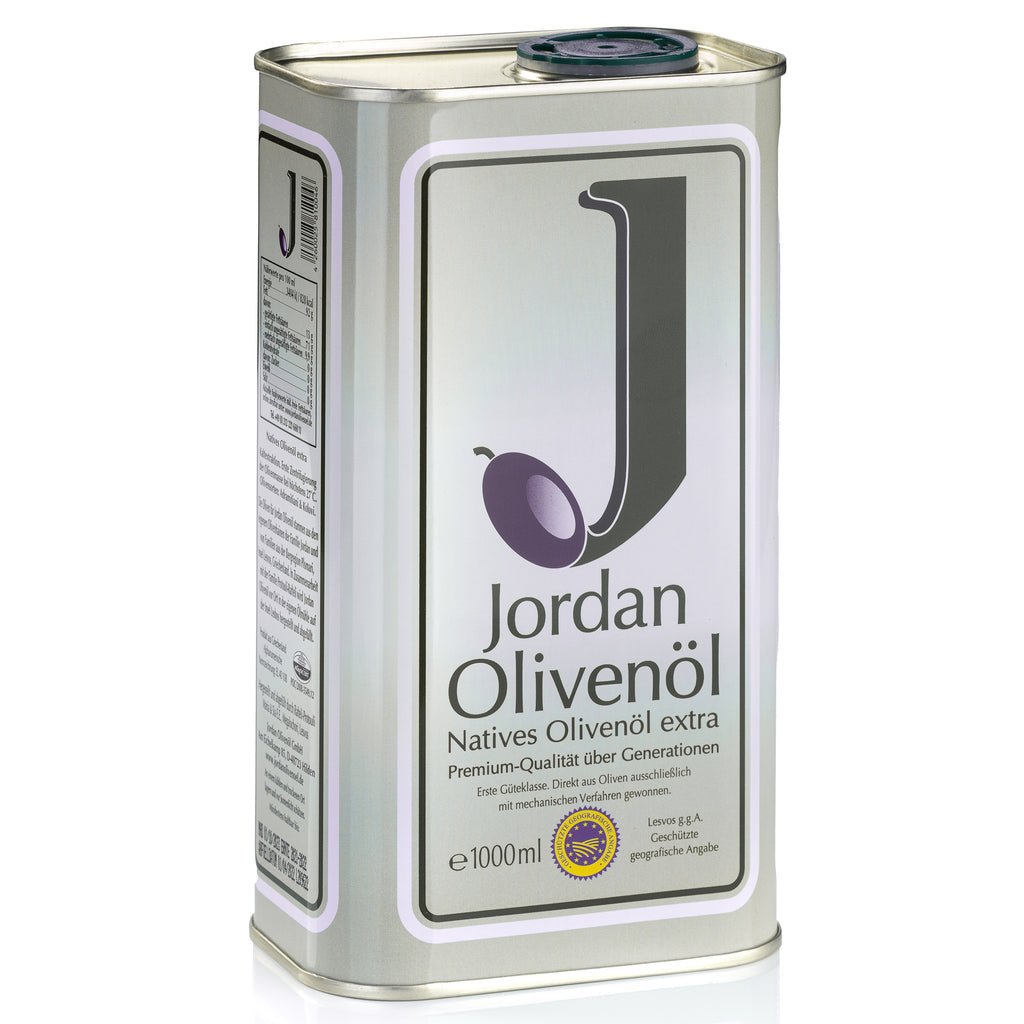 Jordan Olivenöl - Natives Olivenöl Extra - Kanister - 1,00 Liter