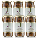 Jordan Olivenöl - Lesbos Oliven - ohne Kern - 6x 370g/185g Abtropfgewicht - 6er Pack