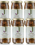 Jordan Olivenöl - Lesbos Oliven - ohne Kern - 6x 370g/185g Abtropfgewicht - 6er Pack