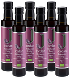 Jordan Olivenöl - Bio Rotweinessig - Sortenrein aus der St Georgs Rebe - 6x 250ml - GR-BIO-01 - 6er Pack