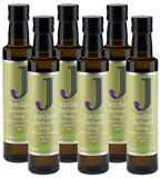 Jordan Olivenöl - Bio Weißweinessig - Sortenrein aus der Roditis Traube - 6x 250 ml - GR-BIO-01 - 6er Pack