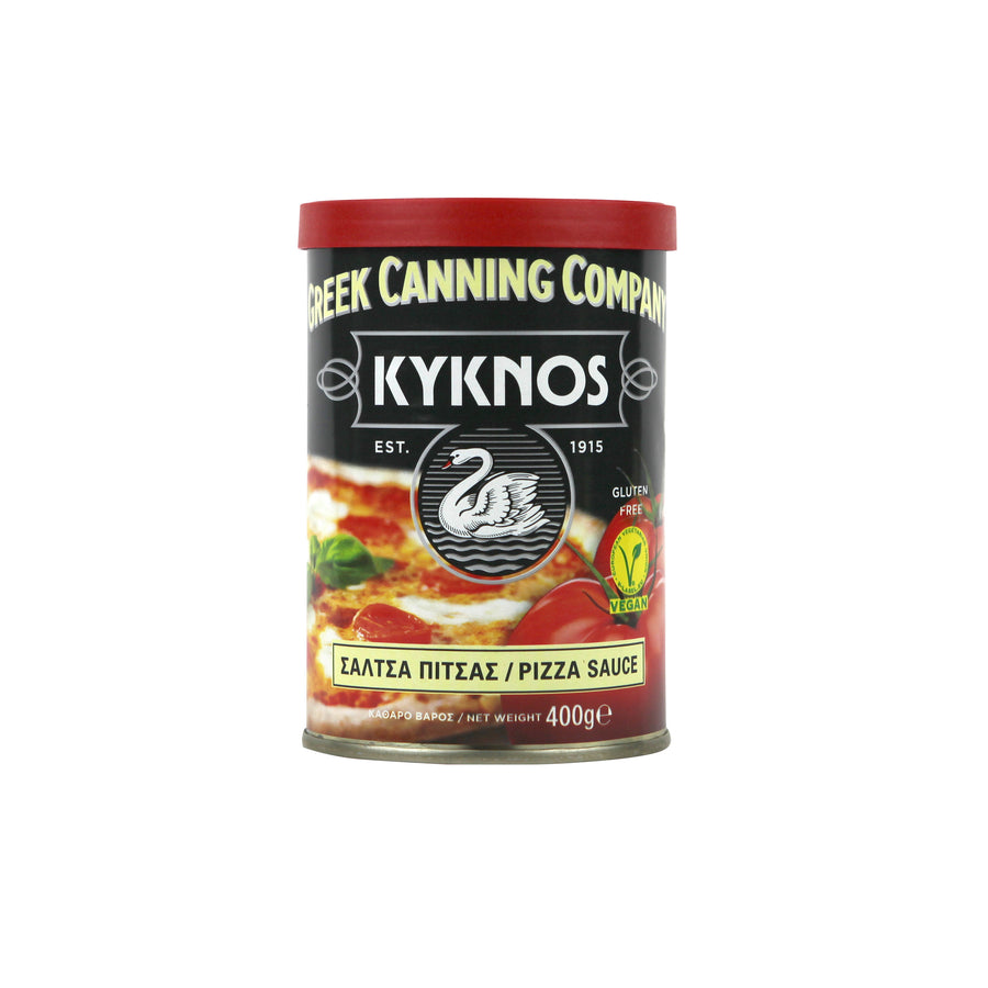 KYKNOS S.A. Greek Canning - Pizzasauce mit Kräutern & Gewürzen - 400g Dose