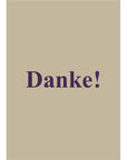 Jordan Original Grußkarte - Danke!