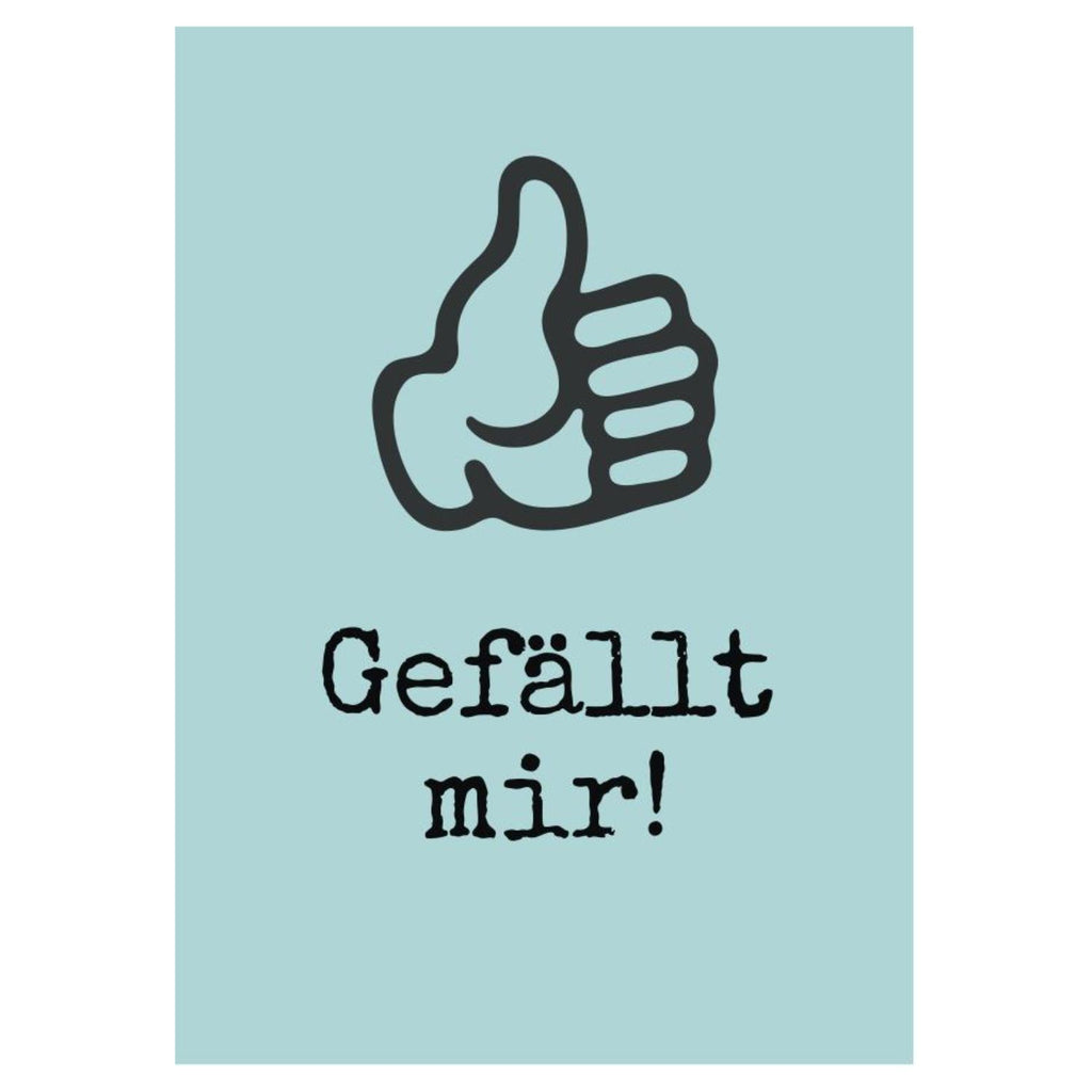 Jordan Original Grußkarte - Gefällt mir!