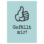 Jordan Original Grußkarte - Gefällt mir!
