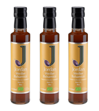 Jordan Olivenöl - Bio Weißer Balsamico - Sortenrein aus der Roditis Traube - 3 x 250 ml Flasche - GR-BIO-01 3er Pack