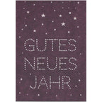 Jordan Original Grußkarte - Holzschliffpappe - Gutes neues Jahr