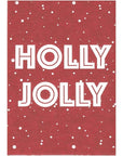 Jordan Original Grußkarte - Holzschliffpappe - Holly Jolly