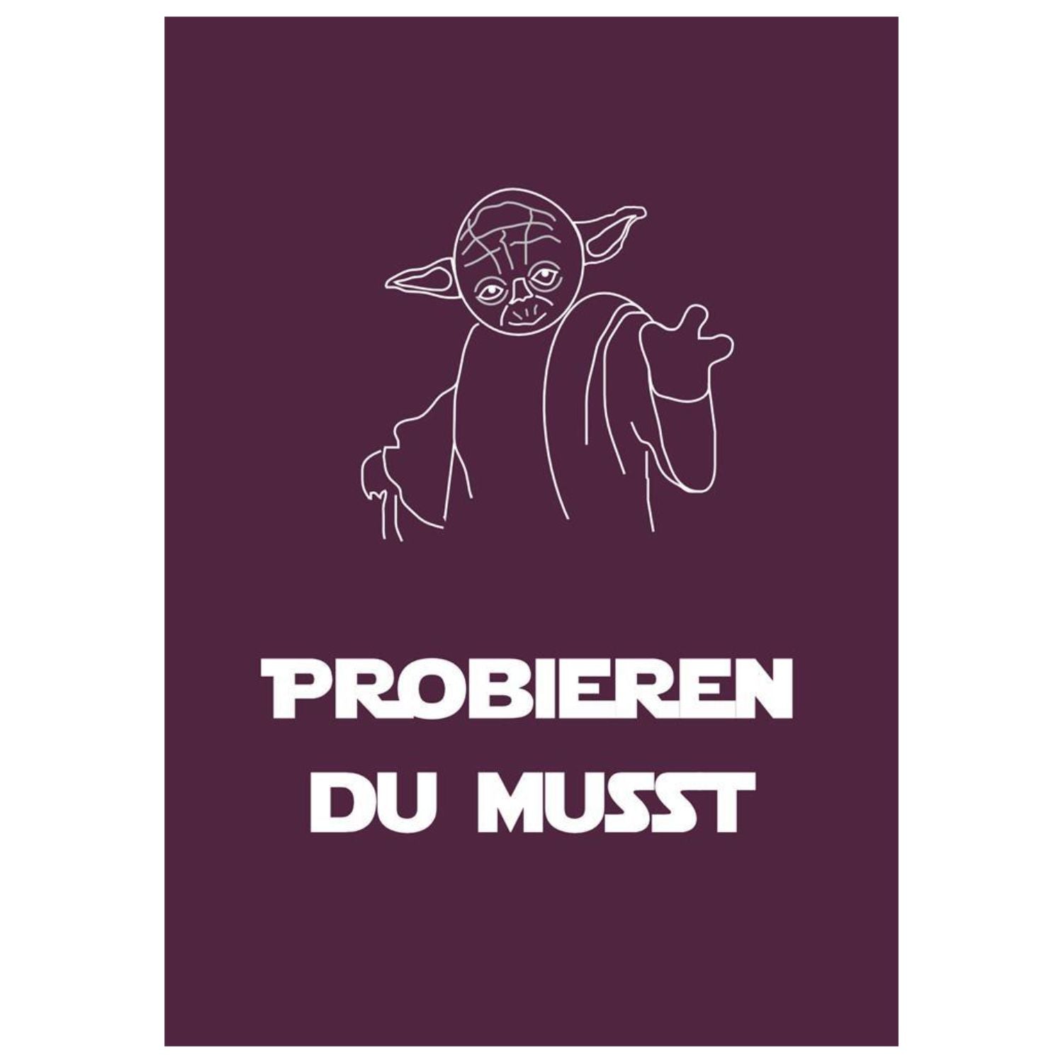 Jordan Original Grußkarte - Probieren du musst