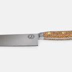 Jordan Kerner - Kochmesser mit Griff aus Olivenkernen - Santoku Klinge 19cm - Made in Solingen
