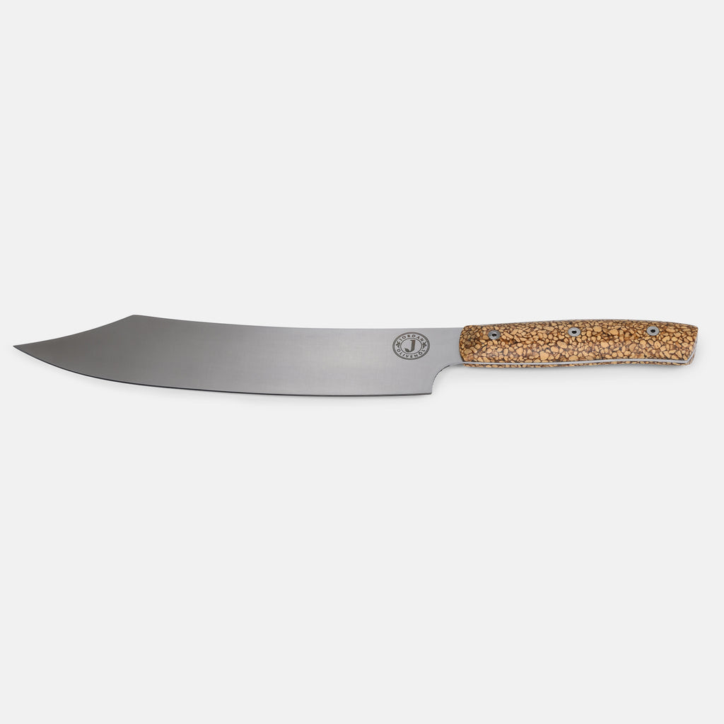 Jordan Kerner - Kochmesser mit Griff aus Olivenkernen - Klinge 21cm - Made in Solingen