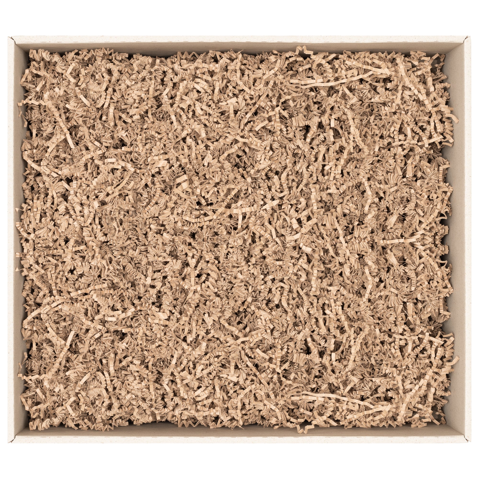 Graspapier Präsentkarton – passend für z.B. 3 Flaschen (425 x 380 x 145 mm) - verpackt mit Füllmaterial