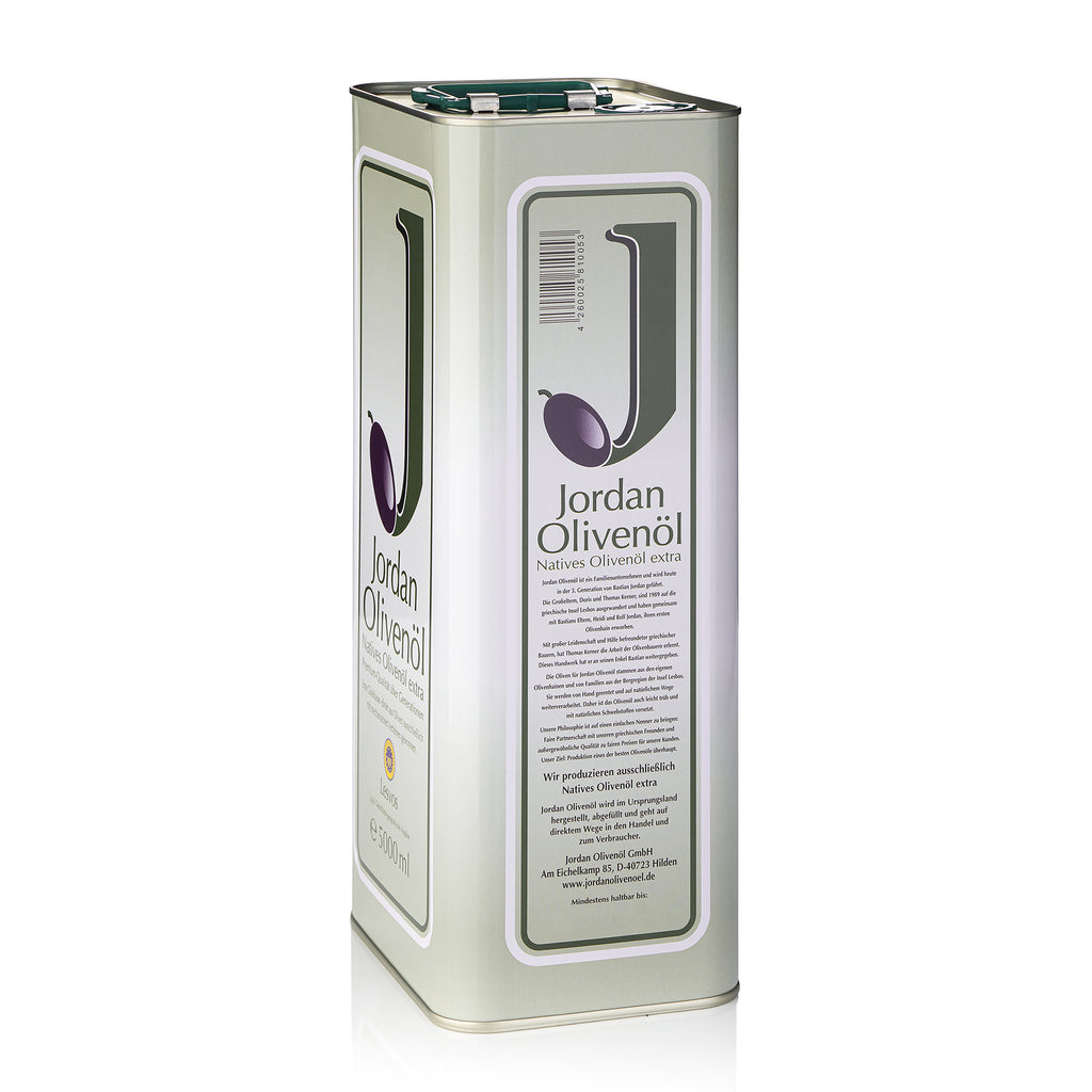 Jordan Olivenöl - Natives Olivenöl Extra - Kanister - 5,00 Liter