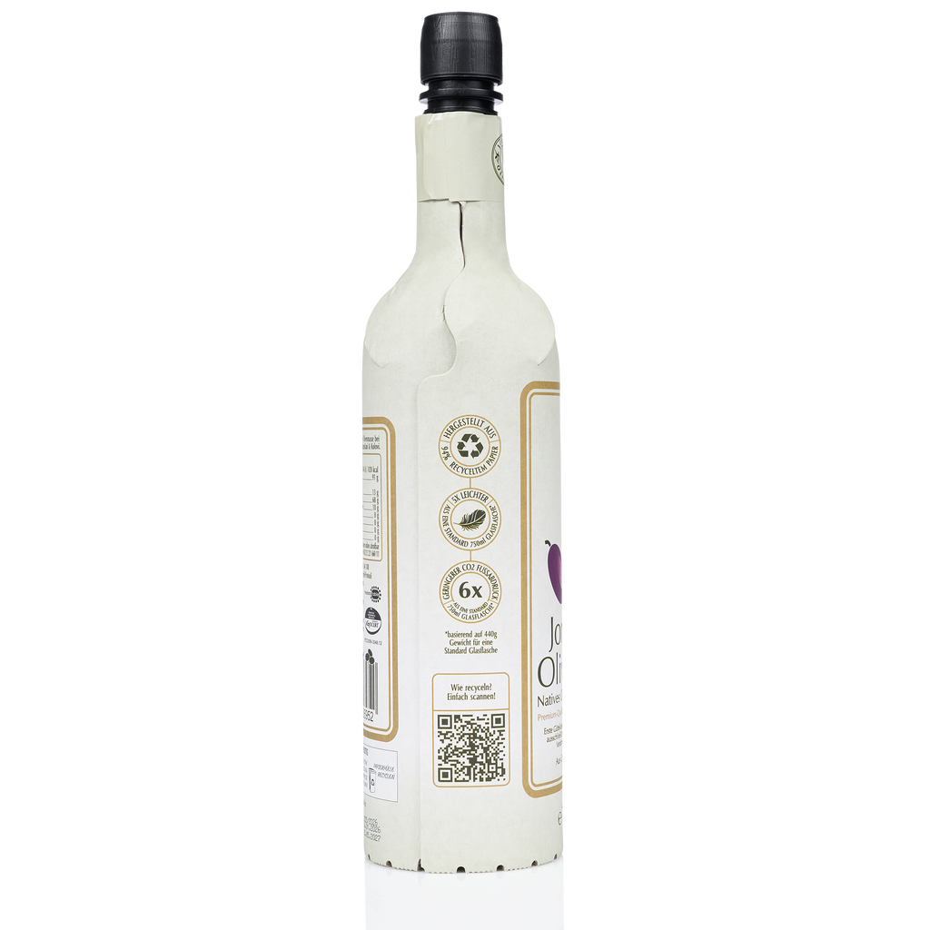 Jordan Olivenöl - natives Olivenöl extra - Papierflasche 0,75 Liter