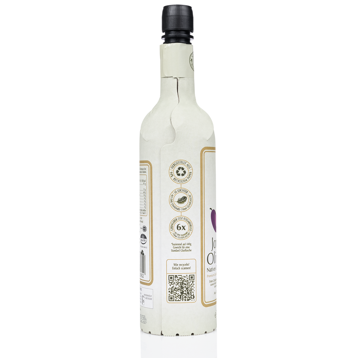 Jordan Olivenöl - natives Olivenöl extra - Papierflasche 0,75 Liter