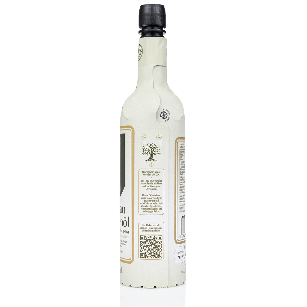 Jordan Olivenöl - natives Olivenöl extra - Papierflasche 0,75 Liter