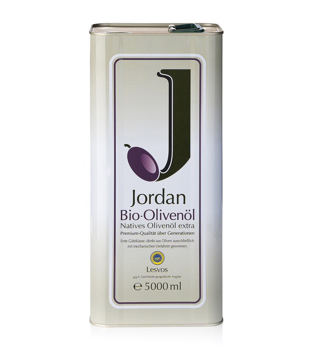 Jordan Olivenöl - BIO-Olivenöl - Kanister 5,00 Liter - GR-BIO-01