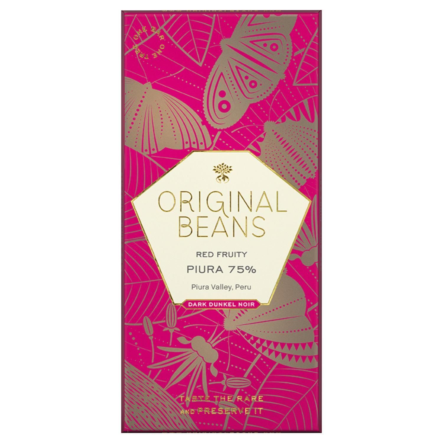 Original Beans - BIO Piura 75% Schokolade - 70g Tafel / CH-BIO-006