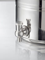 Olivenölfass, Edelstahl mit Zapfhahn, 2L