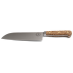 Jordan Kerner - Kochmesser mit Griff aus Olivenkernen - Santoku Klinge 19cm - Made in Solingen