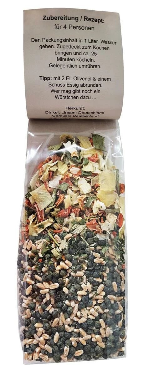 Spirit of Spice - Grünes Linsen-Süppchen mit Dinkel - 250g