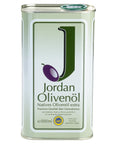 Jordan Olivenöl - Natives Olivenöl Extra - Kanister - 1,00 Liter (2er Pack)