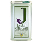 Jordan Olivenöl - Natives Olivenöl Extra - Kanister - 1,00 Liter (2er Pack)