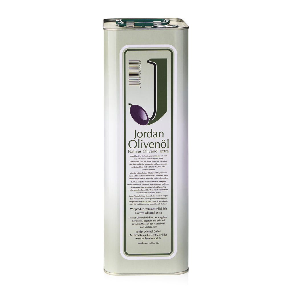 Jordan Olivenöl - Natives Olivenöl Extra - Kanister - 5,00 Liter