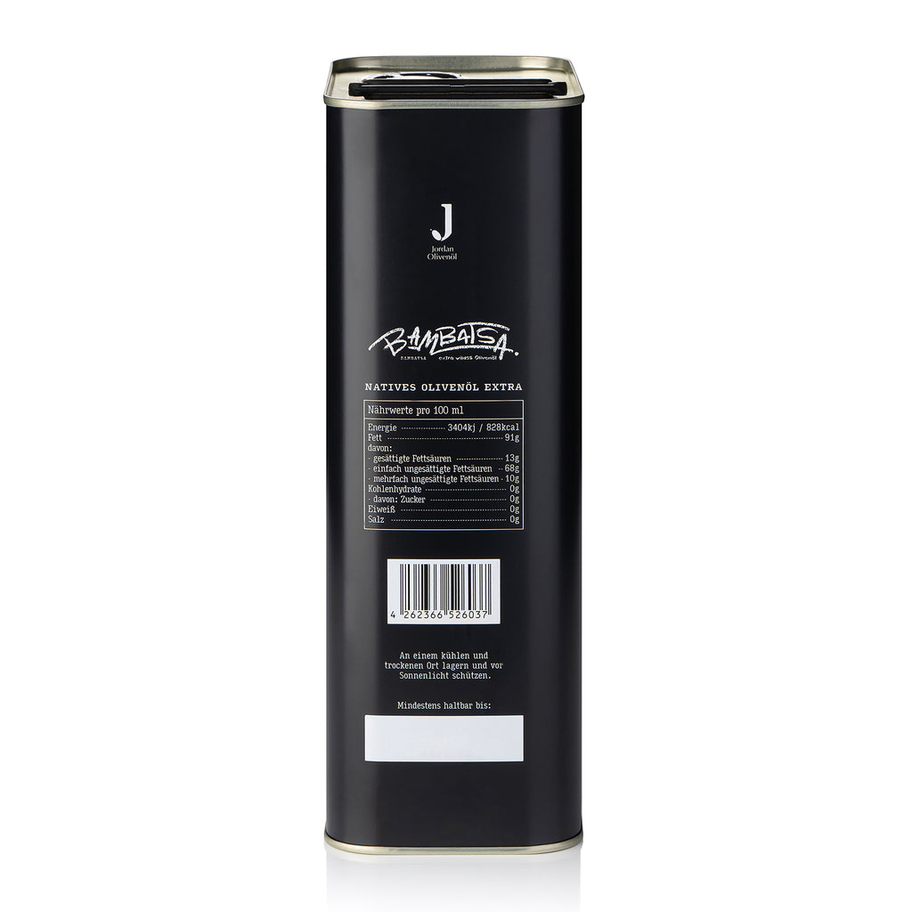 Jordan Olivenöl - Bambatsa - natives Olivenöl extra - Kanister - 3,00 Liter
