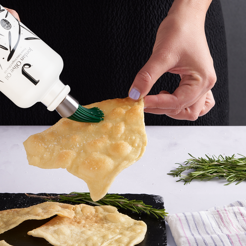 Jordan Edelstahl-Ausgießer mit Silikonpinsel – präzises Dosieren und Bestreichen in einem