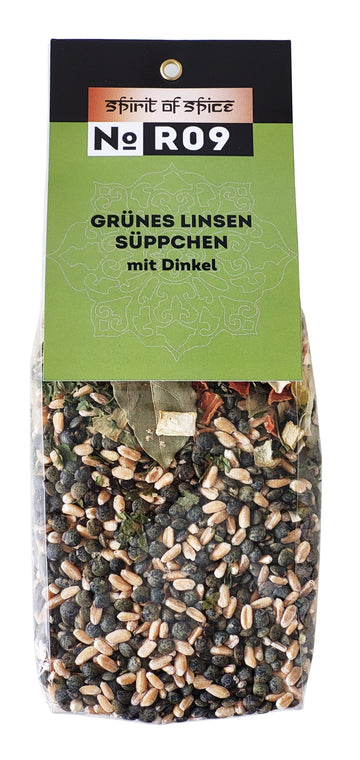 Spirit of Spice - Grünes Linsen-Süppchen mit Dinkel - 250g