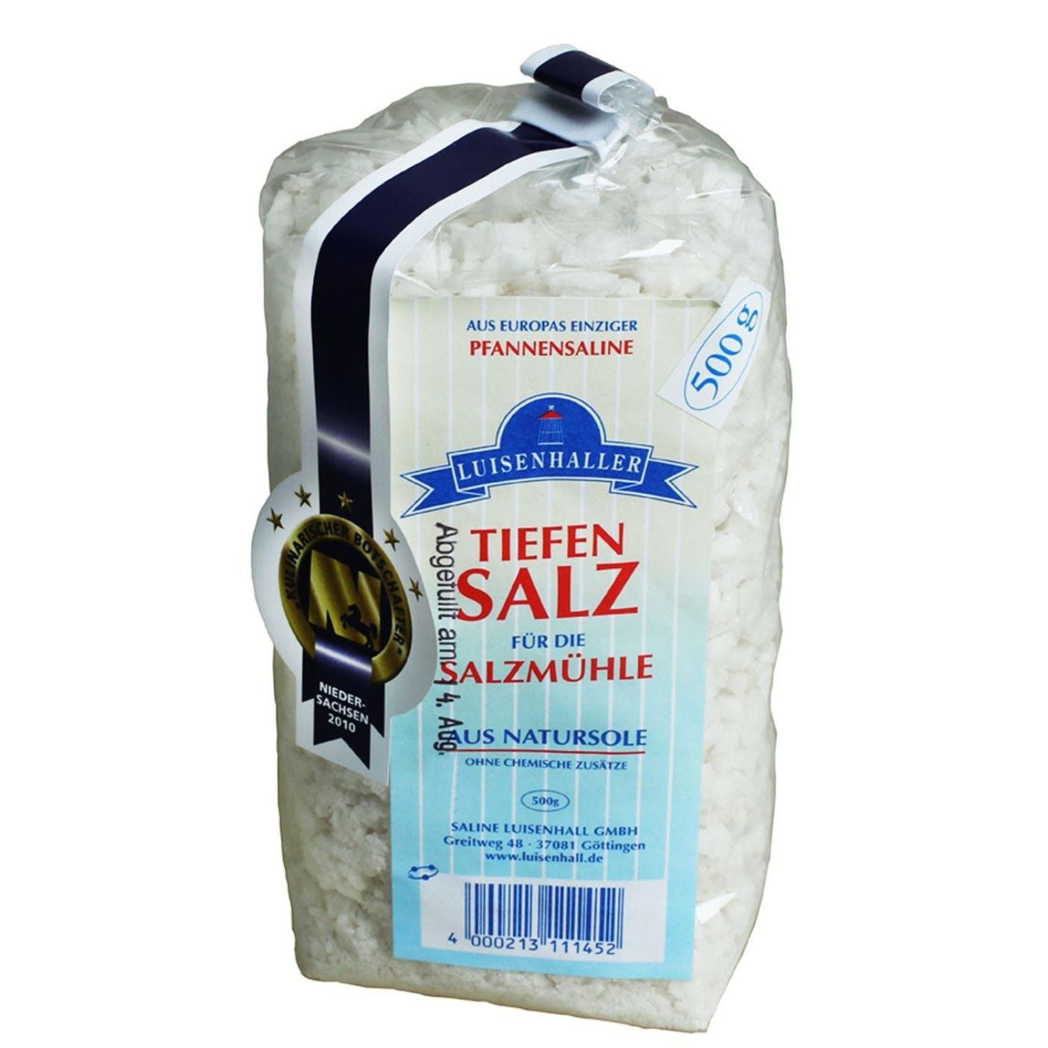 Luisenhaller - Salinensalz grob - aus Natursole - 500g